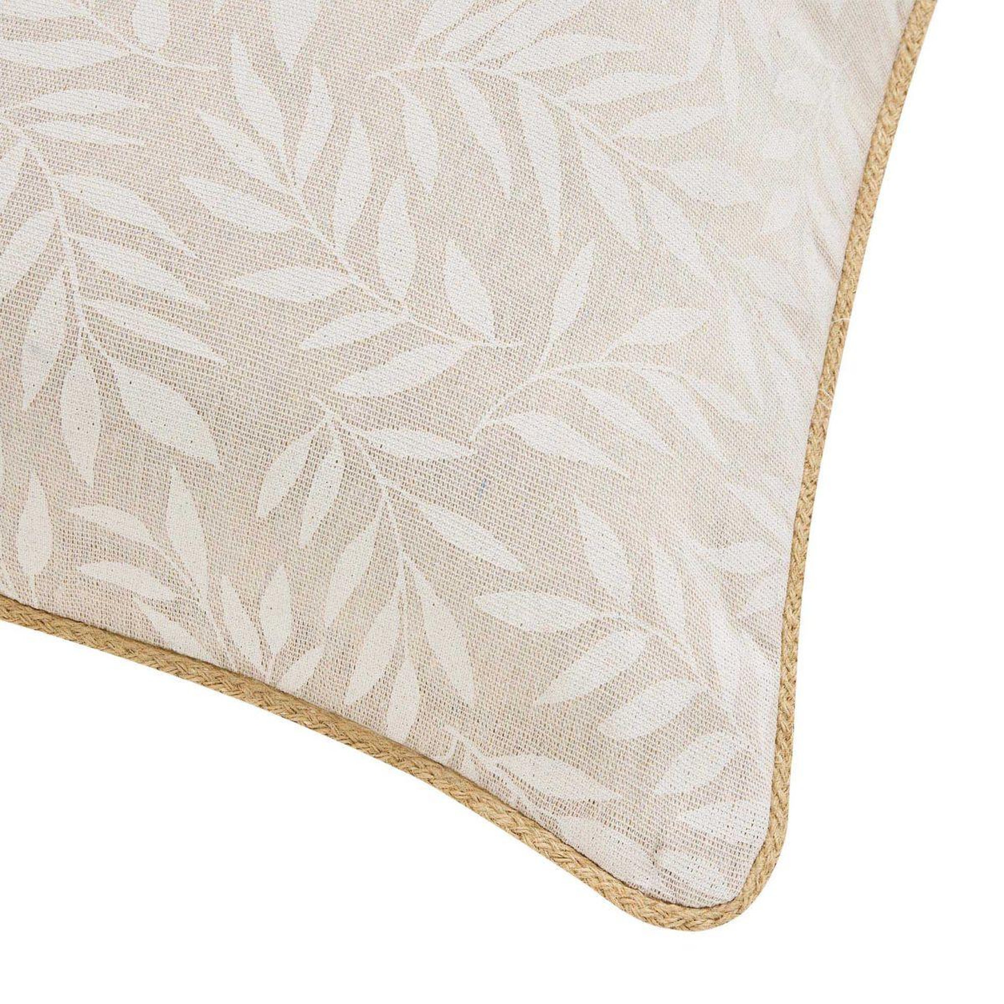 Voir la diapositive 2 : Douceur d'Intérieur Coussin déco imprimé  naya  45x45cm naturel