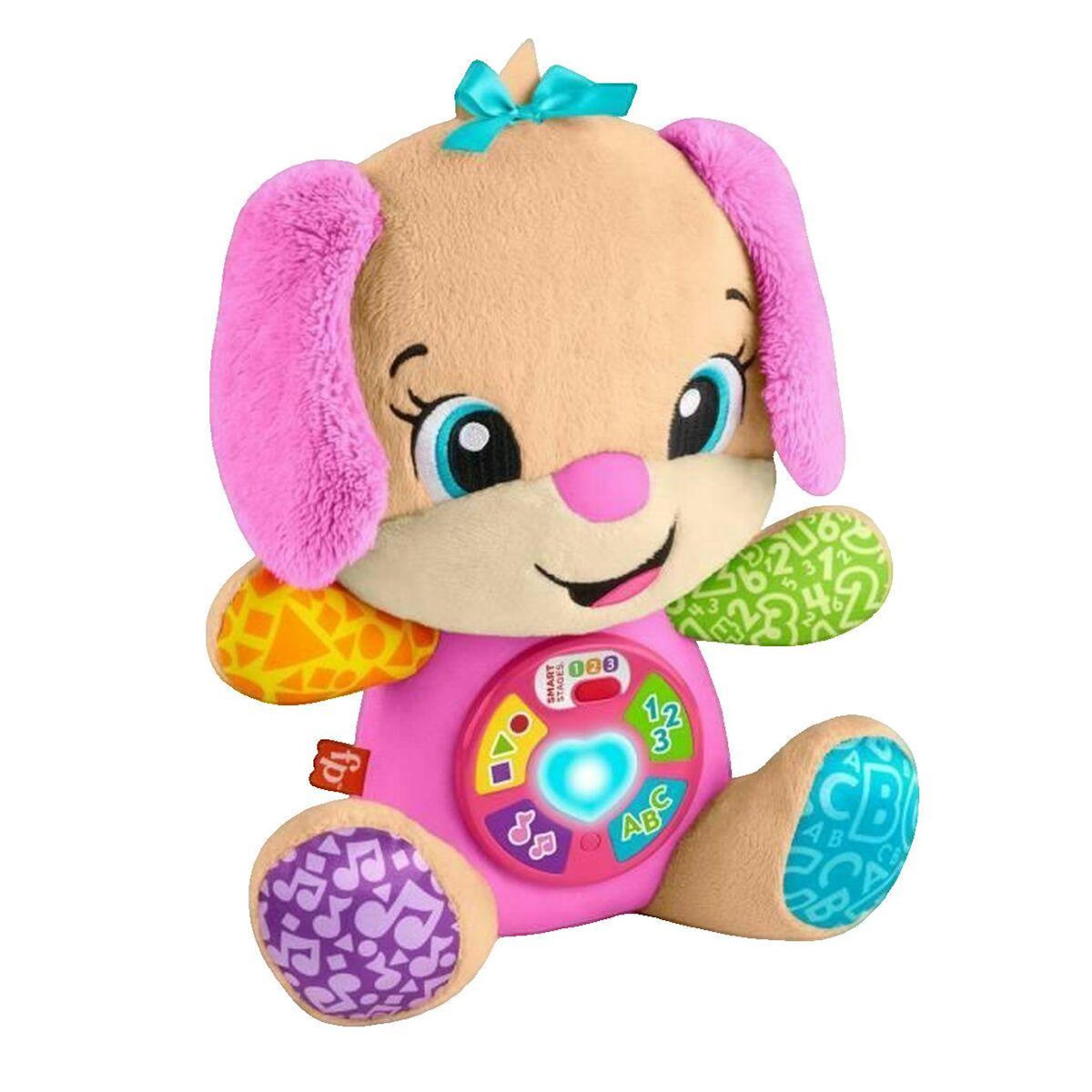 Fischer Peluche musicale interactive Fischer Sis Éveil Progressif rose