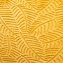 ATMOSPHERA Couverture unie ultra douce en polyester motifs feuilles effet 3D