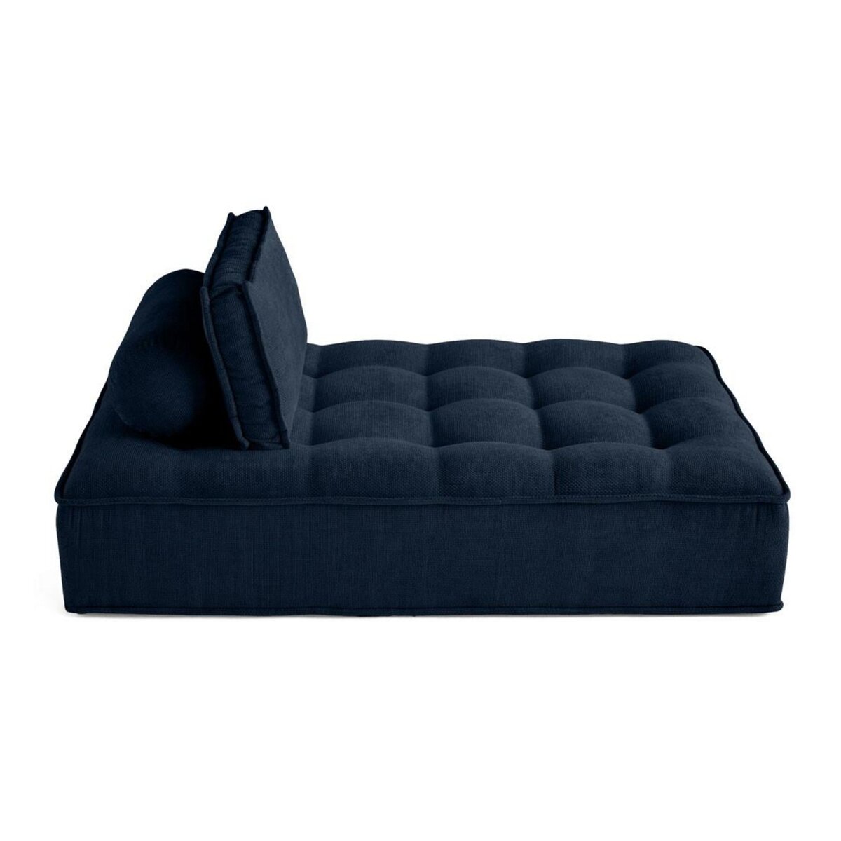 LISA DESIGN Marisol - module d'assise méridienne - velours texturé