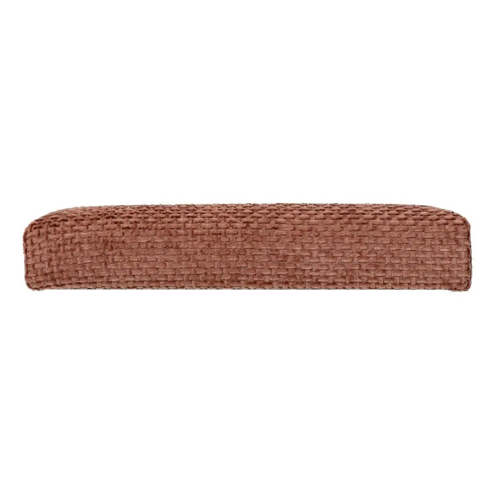Voir la diapositive 6 : FIVE Pouf coffre pliable  velvy  31cm terracotta