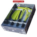 OUTILS PERRIN Coffret 3 outils de jardin gamme natur'elle - Vert kiwi