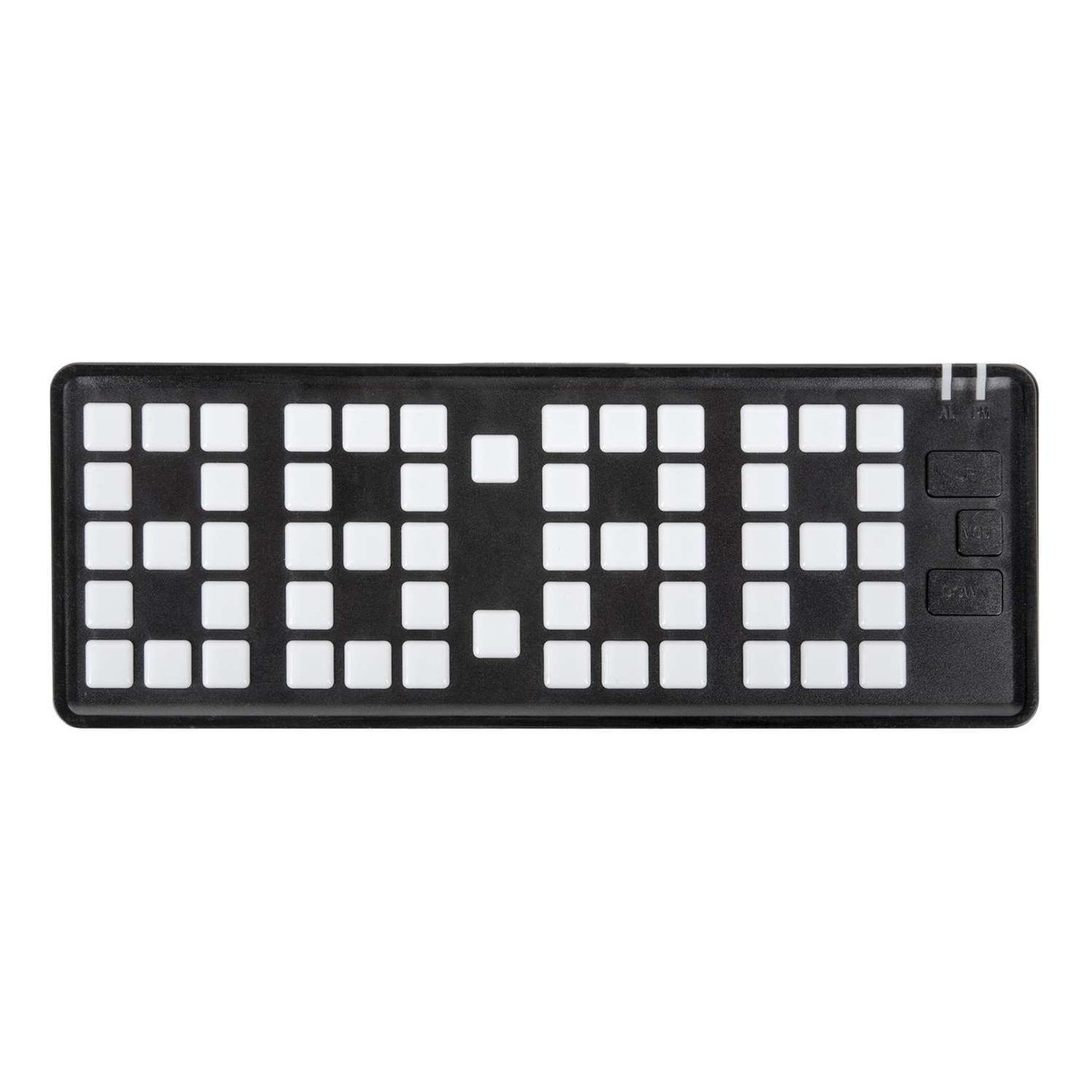 Karlsson Réveil rétro keyboard - noir