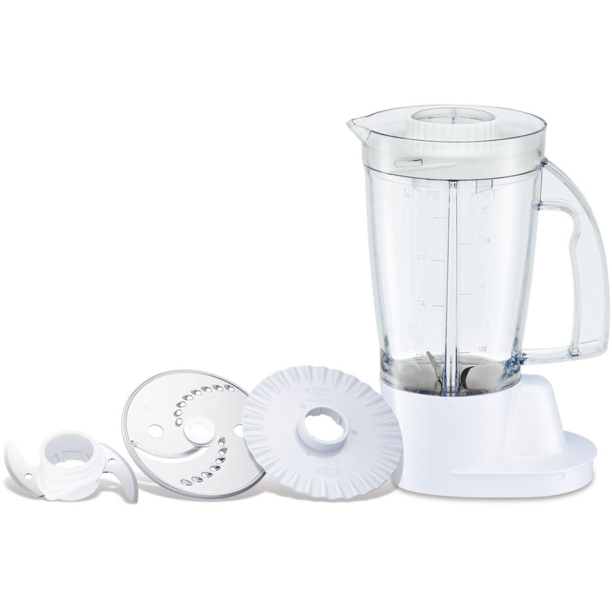 Voir la diapositive 3 : MOULINEX Robot multifonction fp542111 double force compact blanc