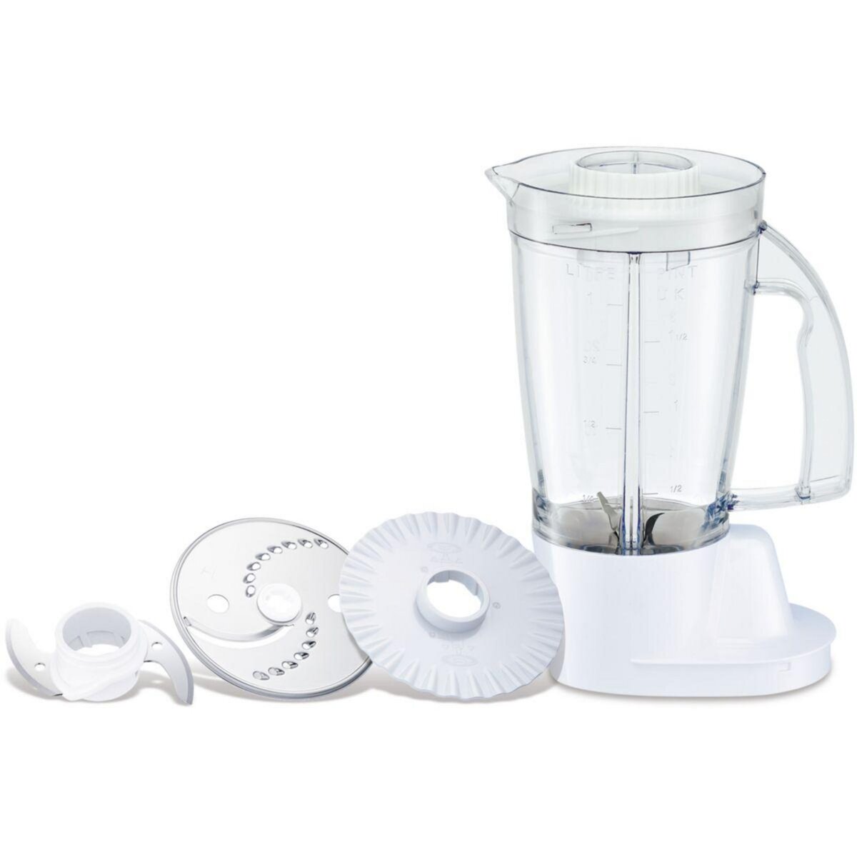 MOULINEX Robot multifonction FP542111 Double force compact blanc