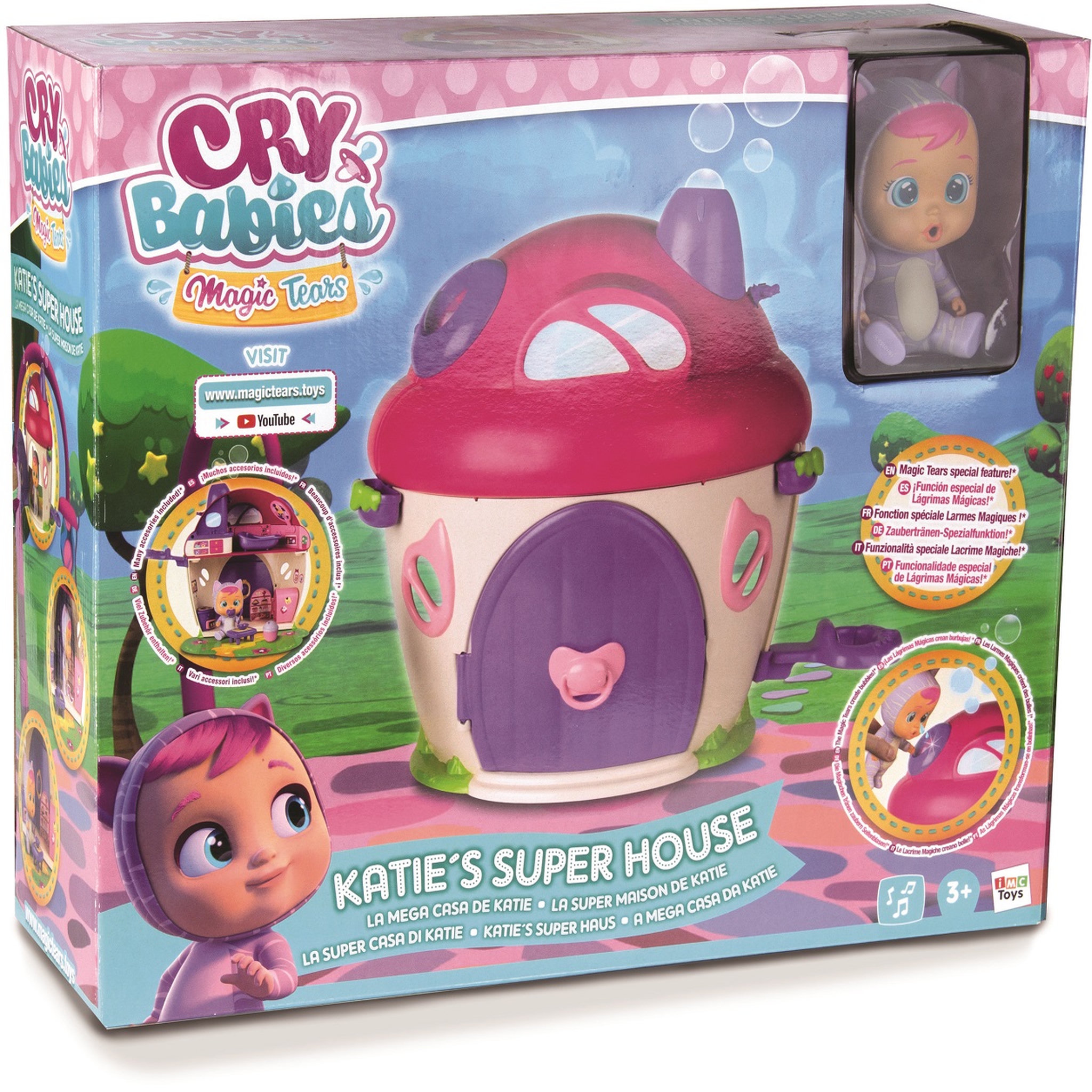 Voir la diapositive 3 : IMC TOYS Cry babies - La super maison de Katie