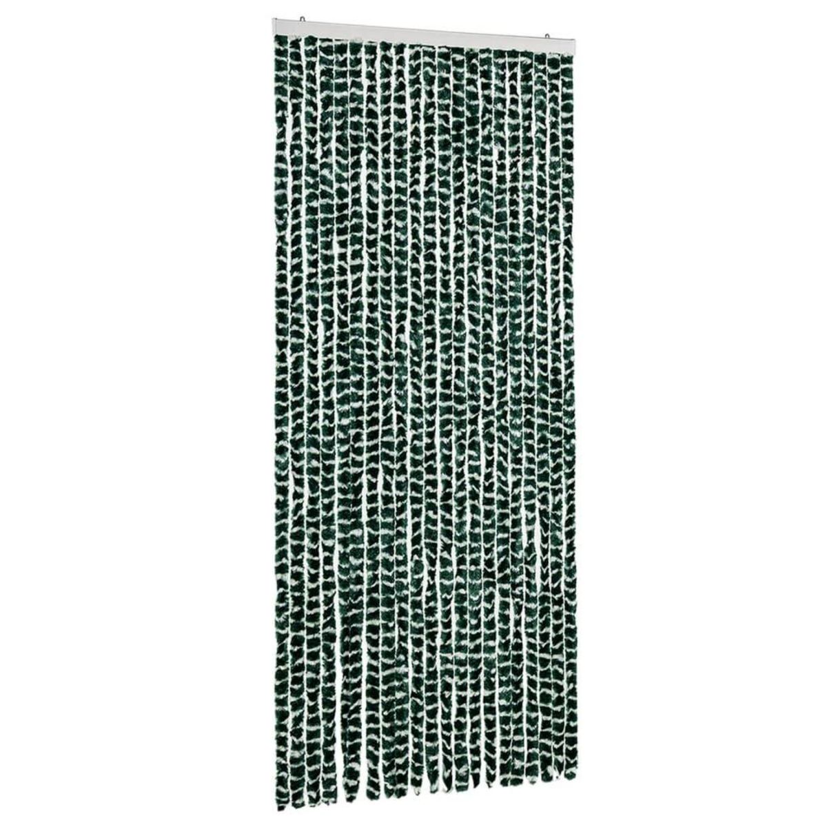 VIDAXL Moustiquaire Vert et blanc 90x220 cm Chenille