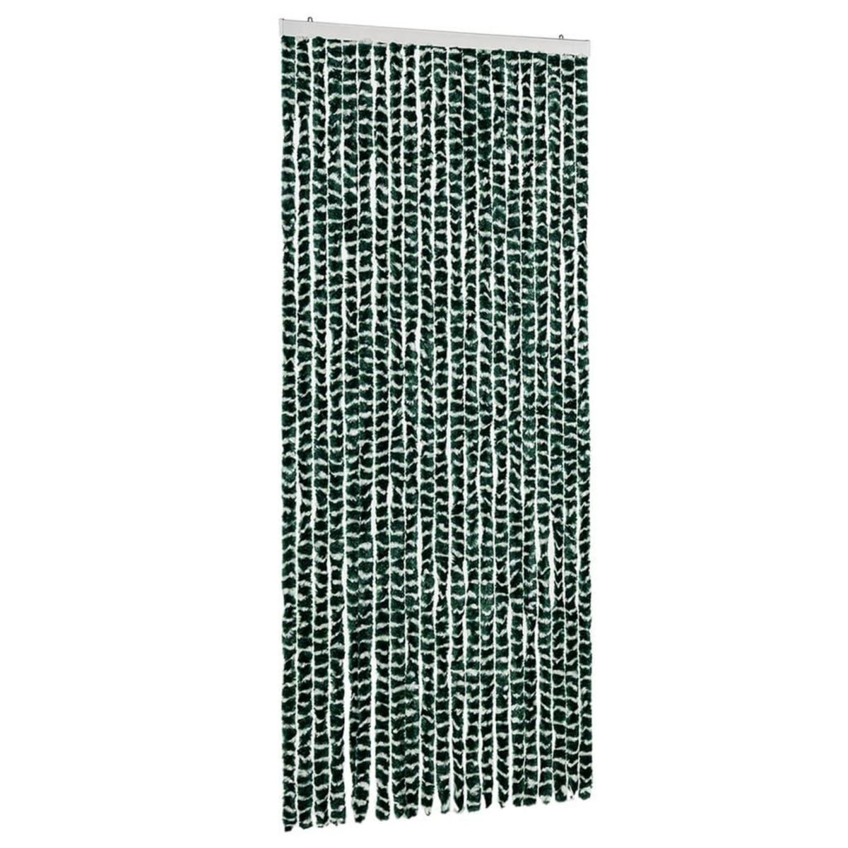 VIDAXL Moustiquaire Vert et blanc 90x220 cm Chenille