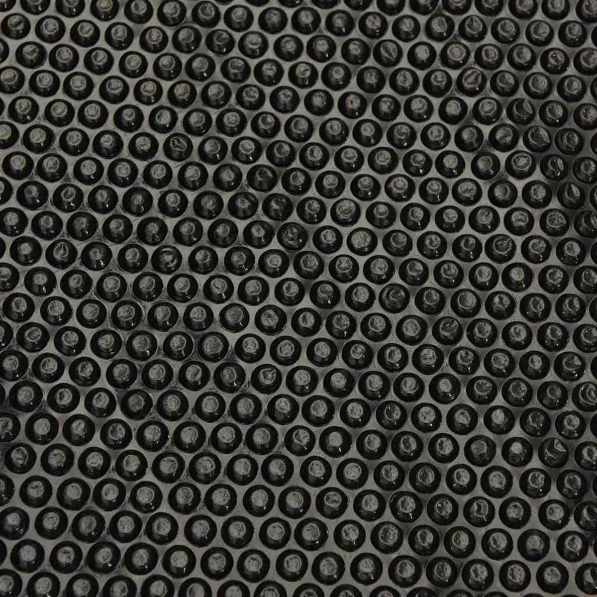 VIDAXL Couverture de piscine Noir 417 cm PE