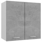 VIDAXL Armoire suspendue Gris beton 60x31x60 cm Bois d'ingenierie