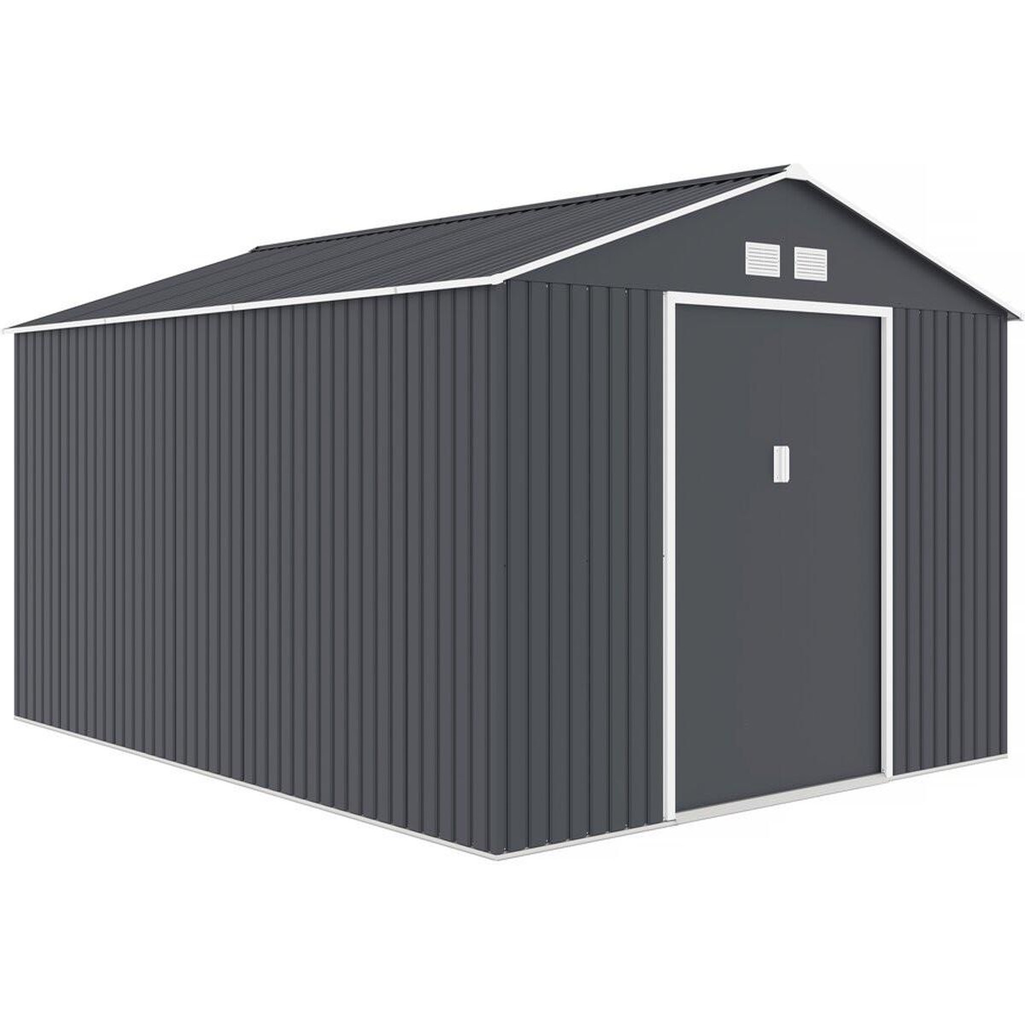 Habitat et Jardin Abri de jardin métal  vegas - 15 m² - gris