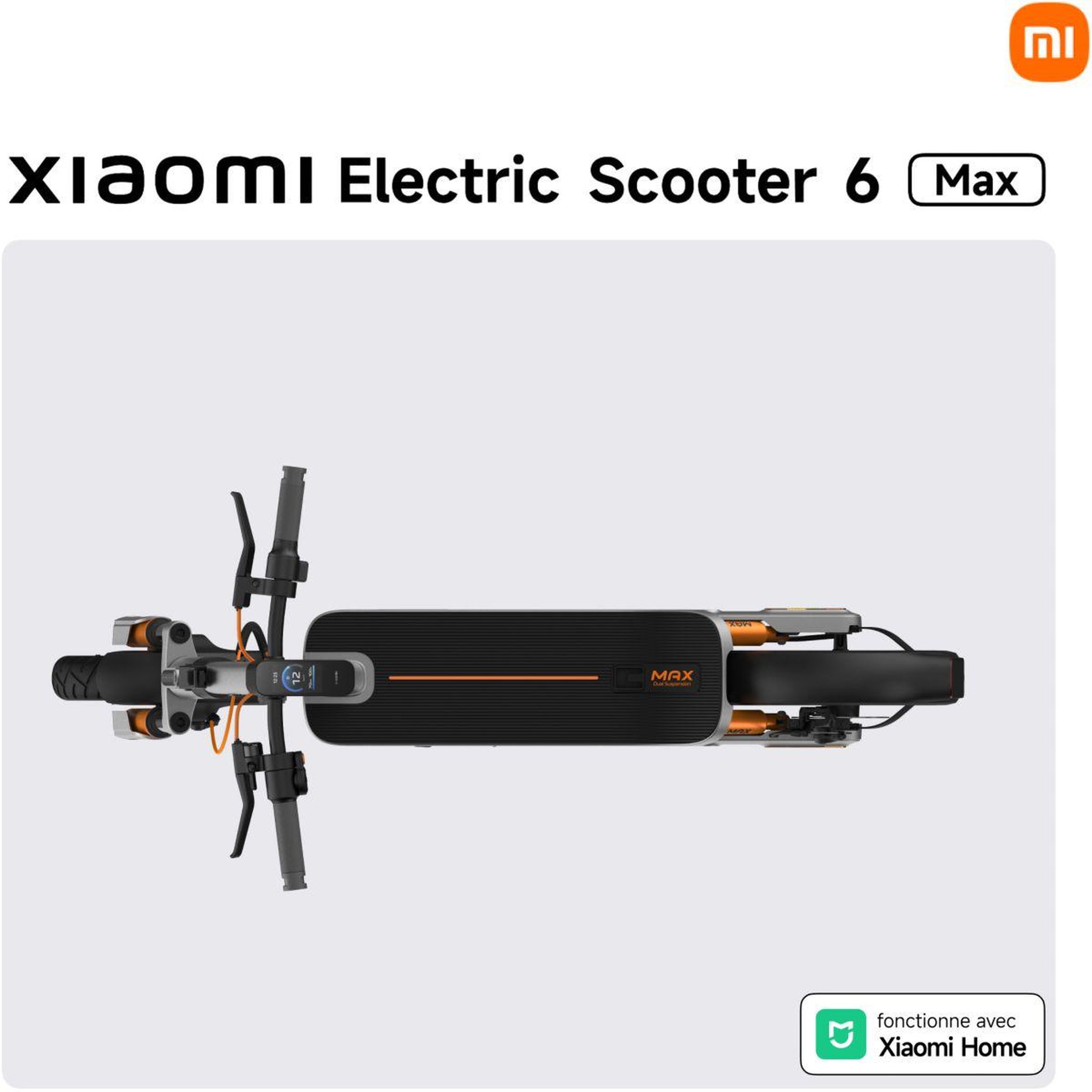 Voir la diapositive 4 : XIAOMI Trottinette électrique electric scooter 6 max noir