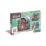 CLEMENTONI Puzzles 3 x 48 pièces Clementoni Stitch