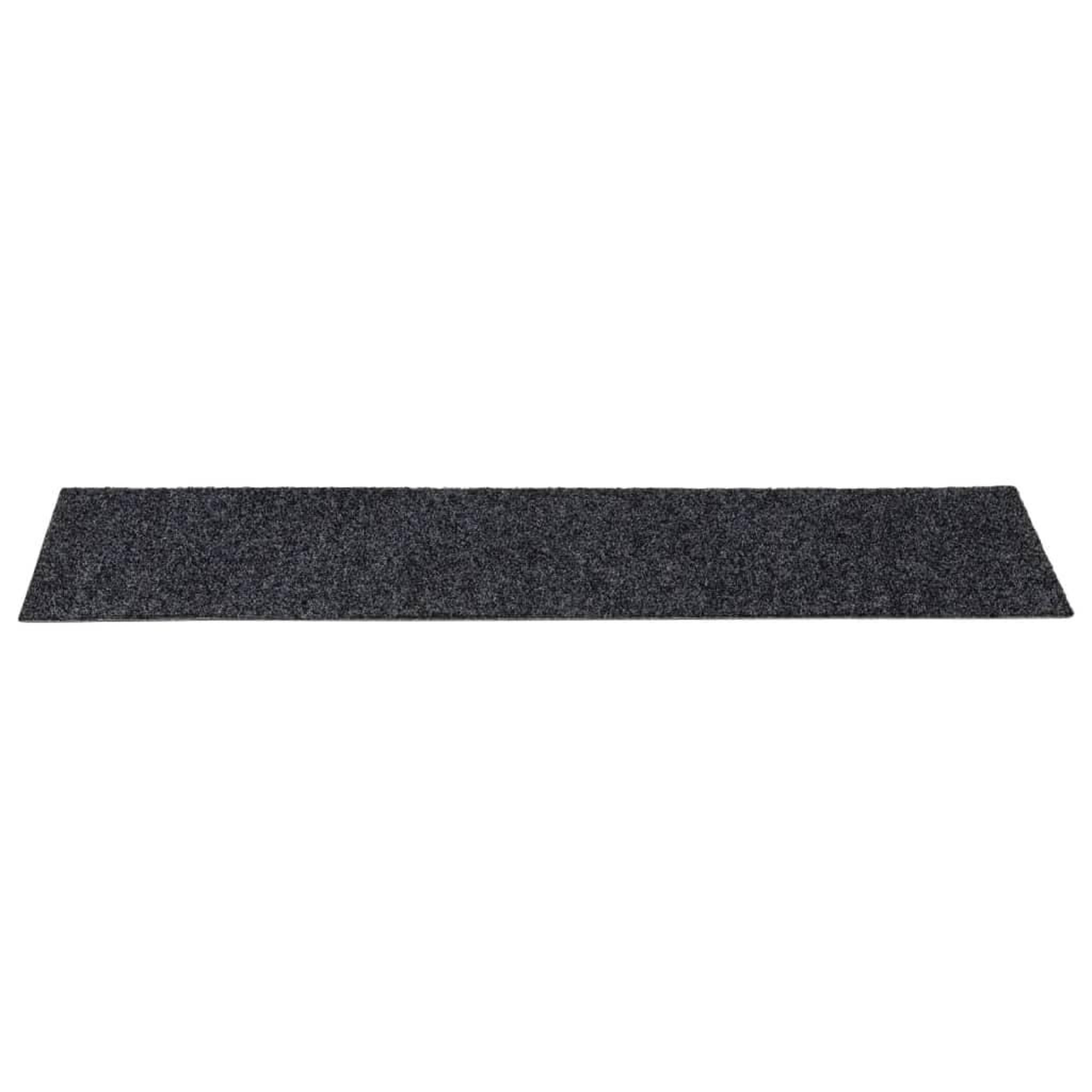 Voir la diapositive 4 : VIDAXL Tapis d'escalier autocollants Rectangulaire 15 pcs 76x20cm Gris
