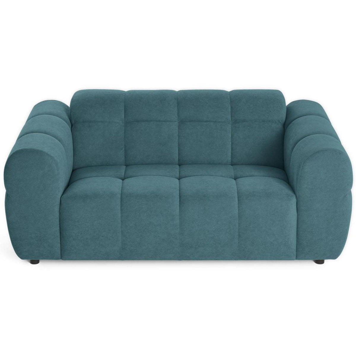 LISA DESIGN Ray - canapé droit 2 places en tissu texturé