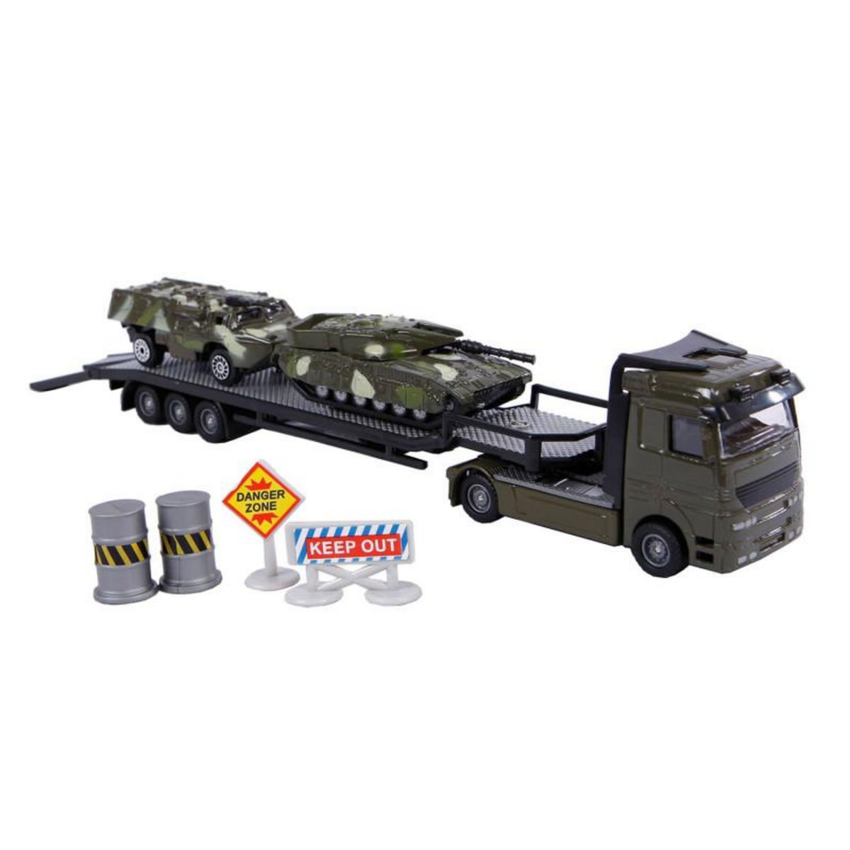 2 PLAY TRAFFIC 2-PLAY TRAFFIC 2-Play Die-cast Truck Transporter with Tanks, 24cm