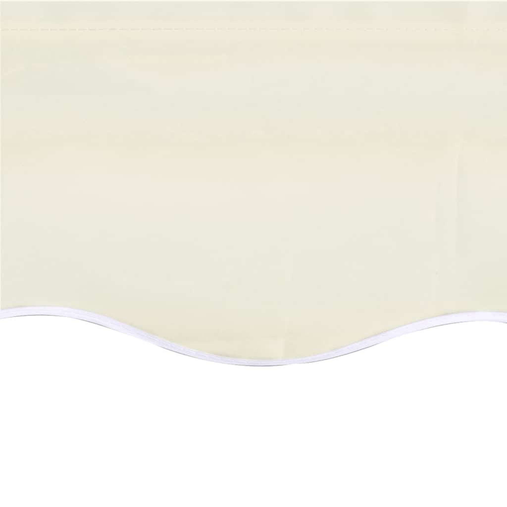 Voir la diapositive 5 : VIDAXL Tissu de remplacement pour auvent Creme 5x3,5 m