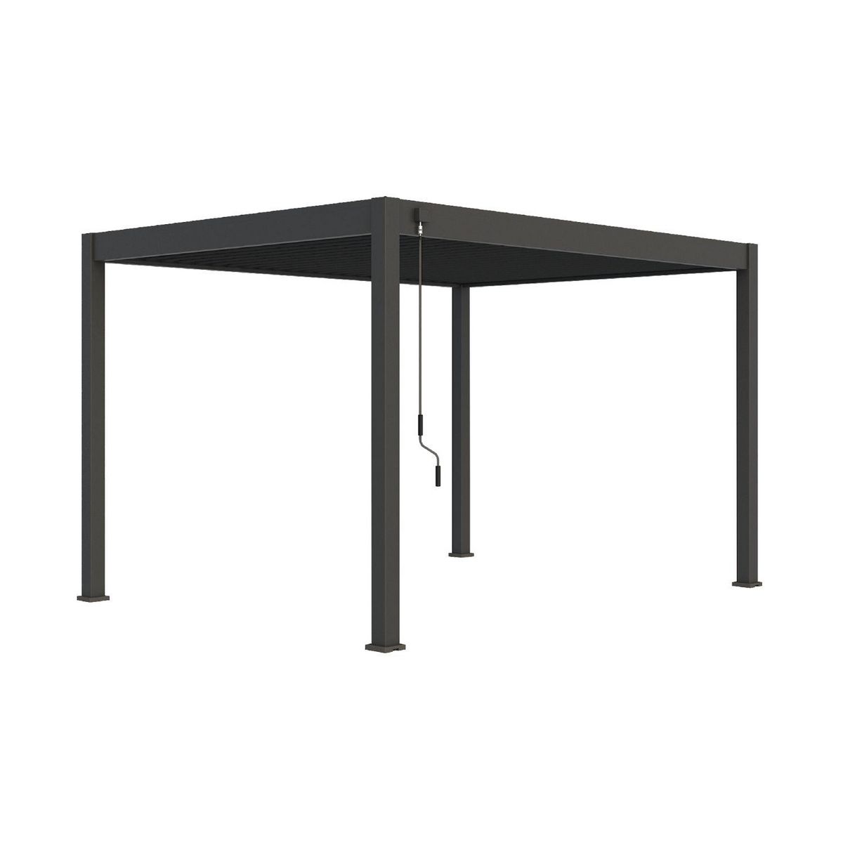 OMBREA Pergola Bioclimatique autoportée 3X4 m - Aluminium - Anthracite - VS OMBREA®