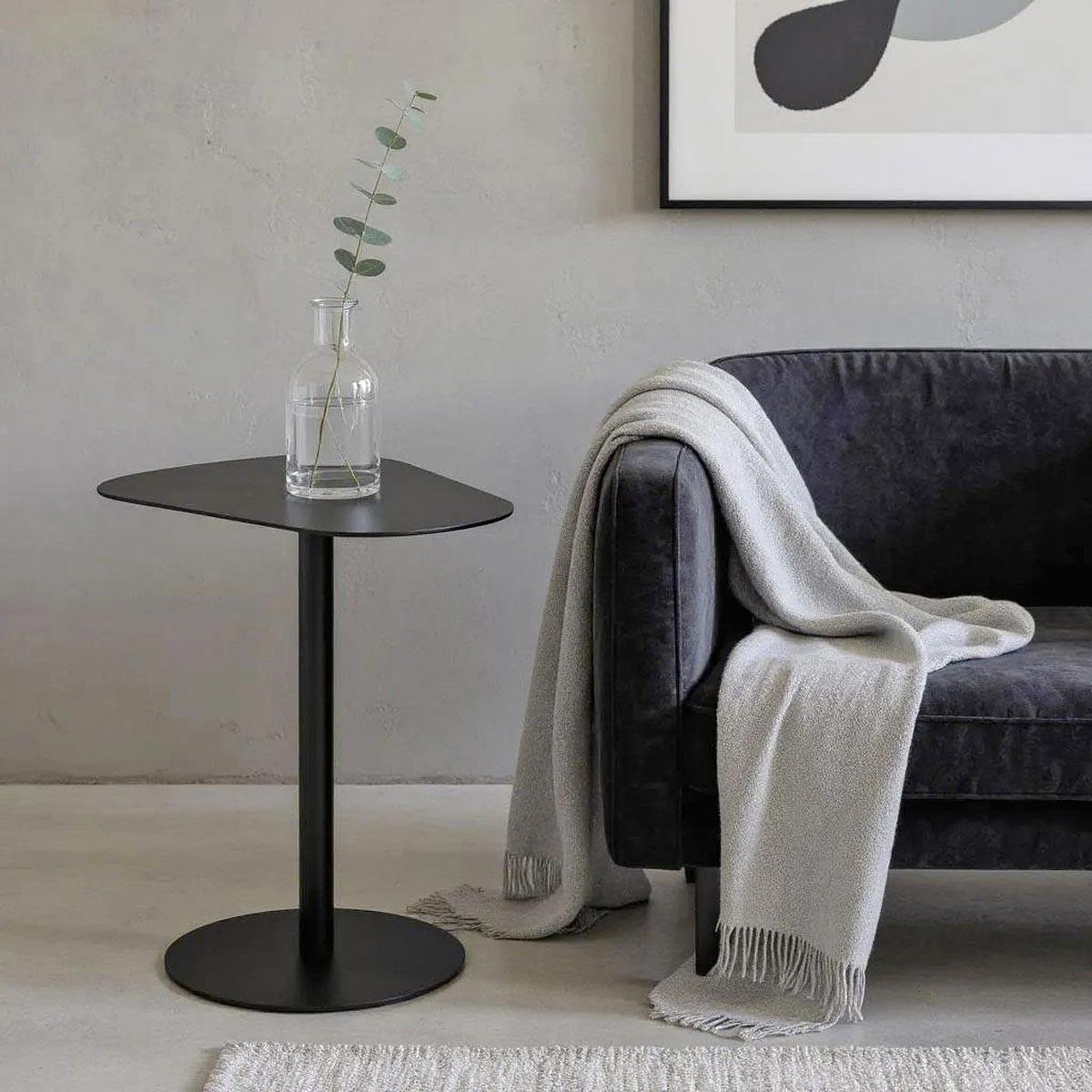 Voir la diapositive 4 : Paris Prix Table d'appoint design  conrad  60cm noir