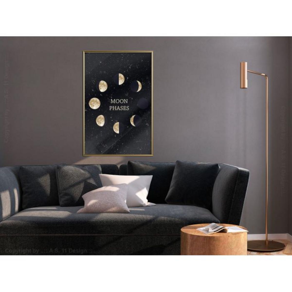 Paris Prix Affiche Murale Encadrée  In the Rhythm of the Moon