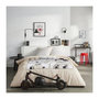 Voir la diapositive 1 : Today Parure de lit - TODAY - JAVA - 2 personnes - 240x220 cm - Coton - Imprimé Manga - Beige