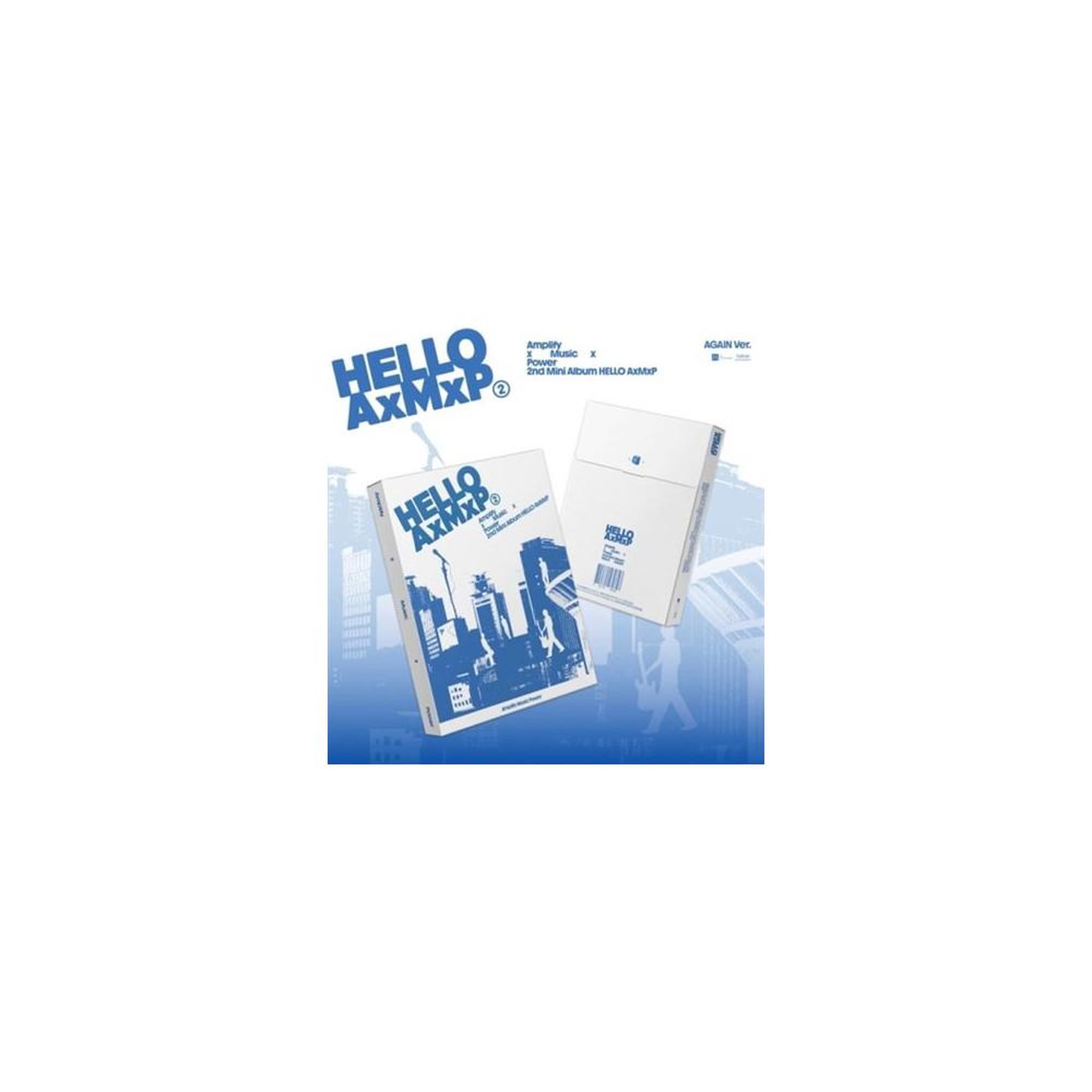 Set Hello AxMxP bleu et blanc Again Ver. ANACAM Ver. (Import)