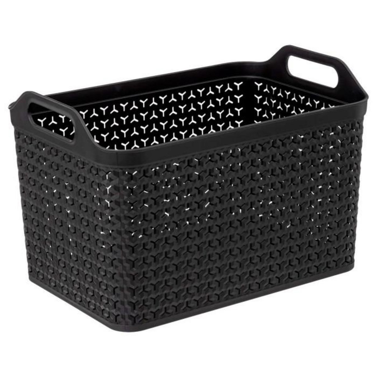 FIVE Panier de Rangement  Ajouré  43cm Noir