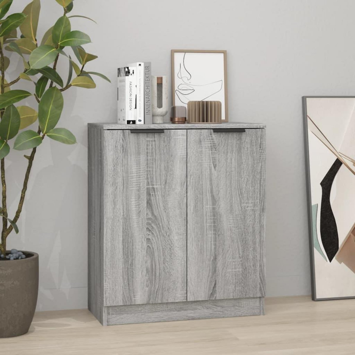 VIDAXL Buffet Sonoma gris 60x30x70 cm Bois d'ingenierie