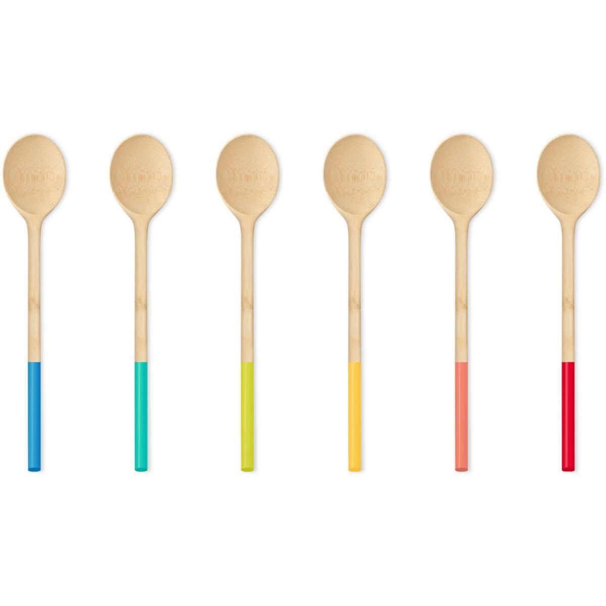 PEBBLY Cuillère en bambou massif 22,5 cm