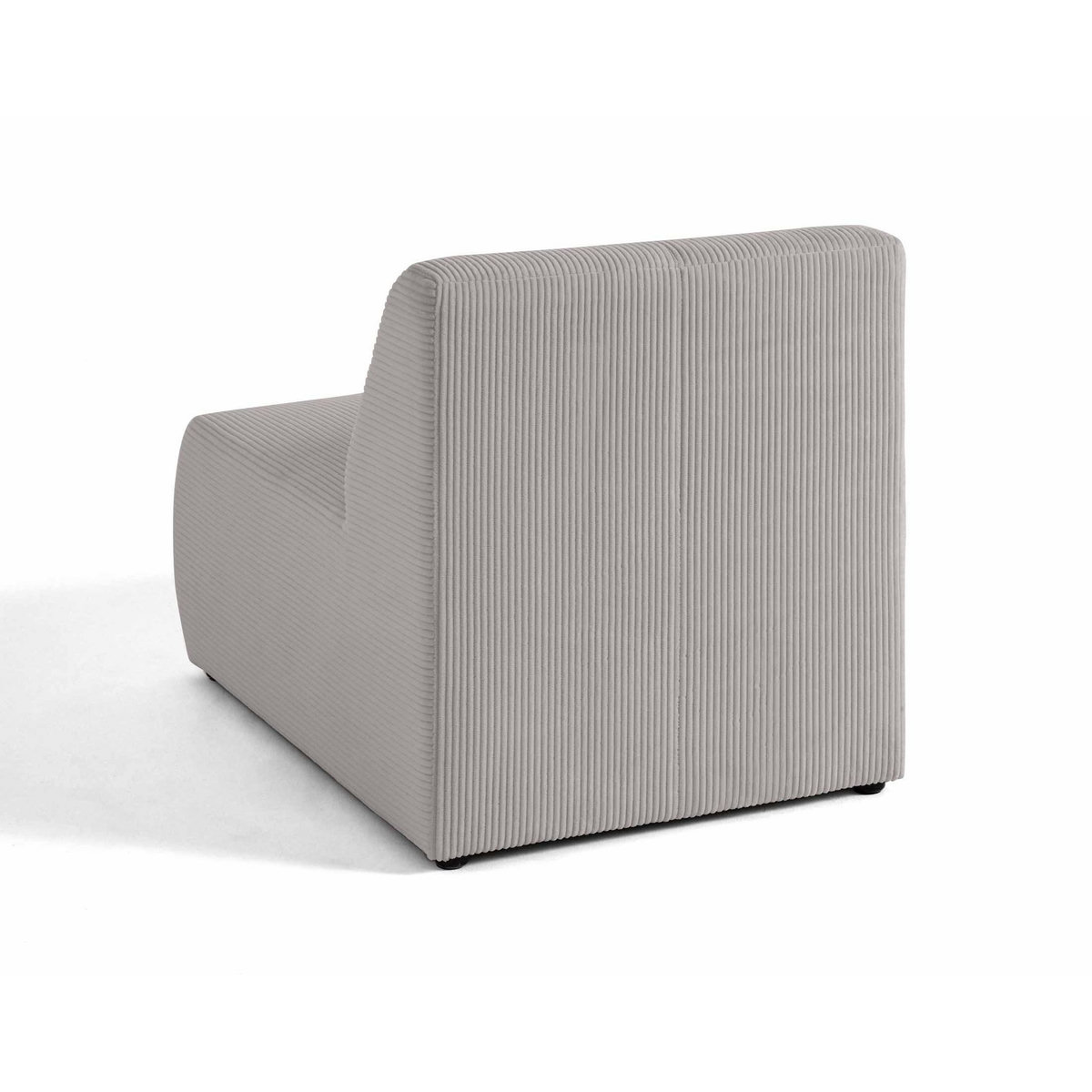 LISA DESIGN Onyx - fauteuil sans accoudoirs - en velours côtelé