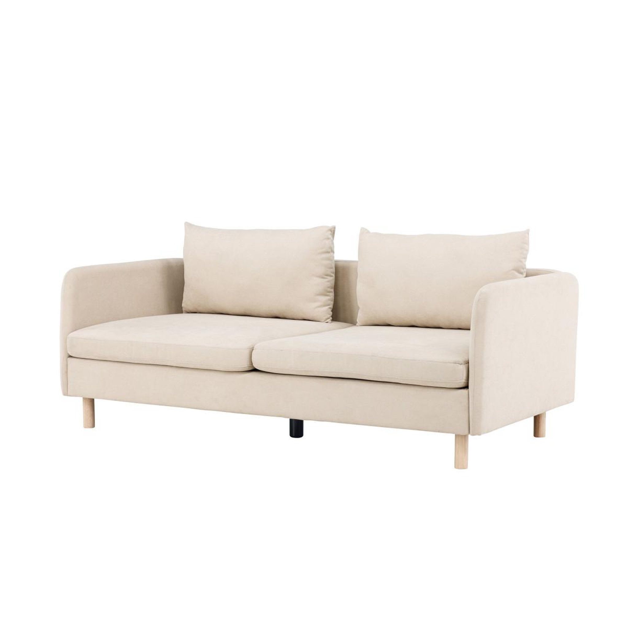 Voir la diapositive 5 : Paris Prix Canapé droit 2 places  zero  197cm beige
