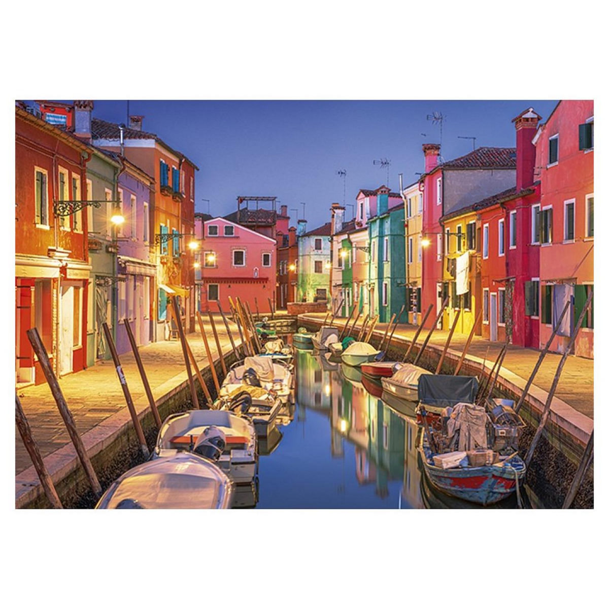 Sentosphere Puzzle Calypto Burano Italie 500 pièces XL - Découvrez la Beauté de l'Italie en Grand Format