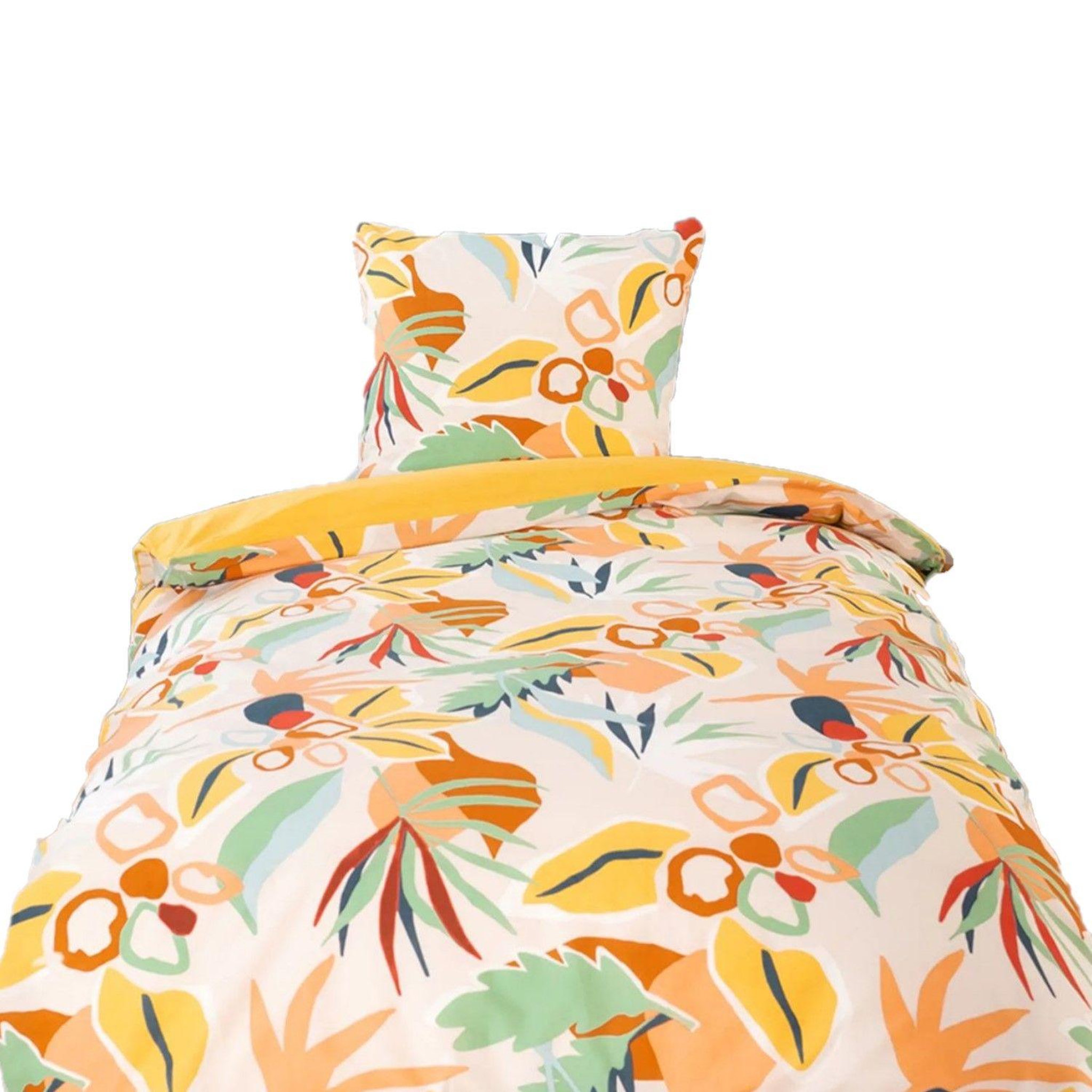 COTE DECO Parure de lit Aventura - Coton adouci - 140 x 200 cm