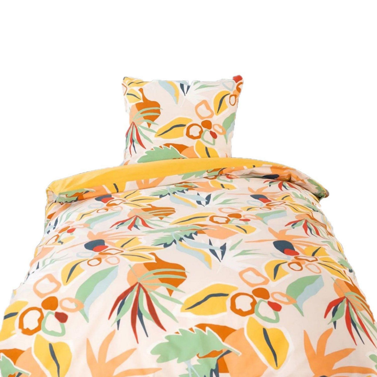 COTE DECO Parure de lit Aventura - Coton adouci - 140 x 200 cm