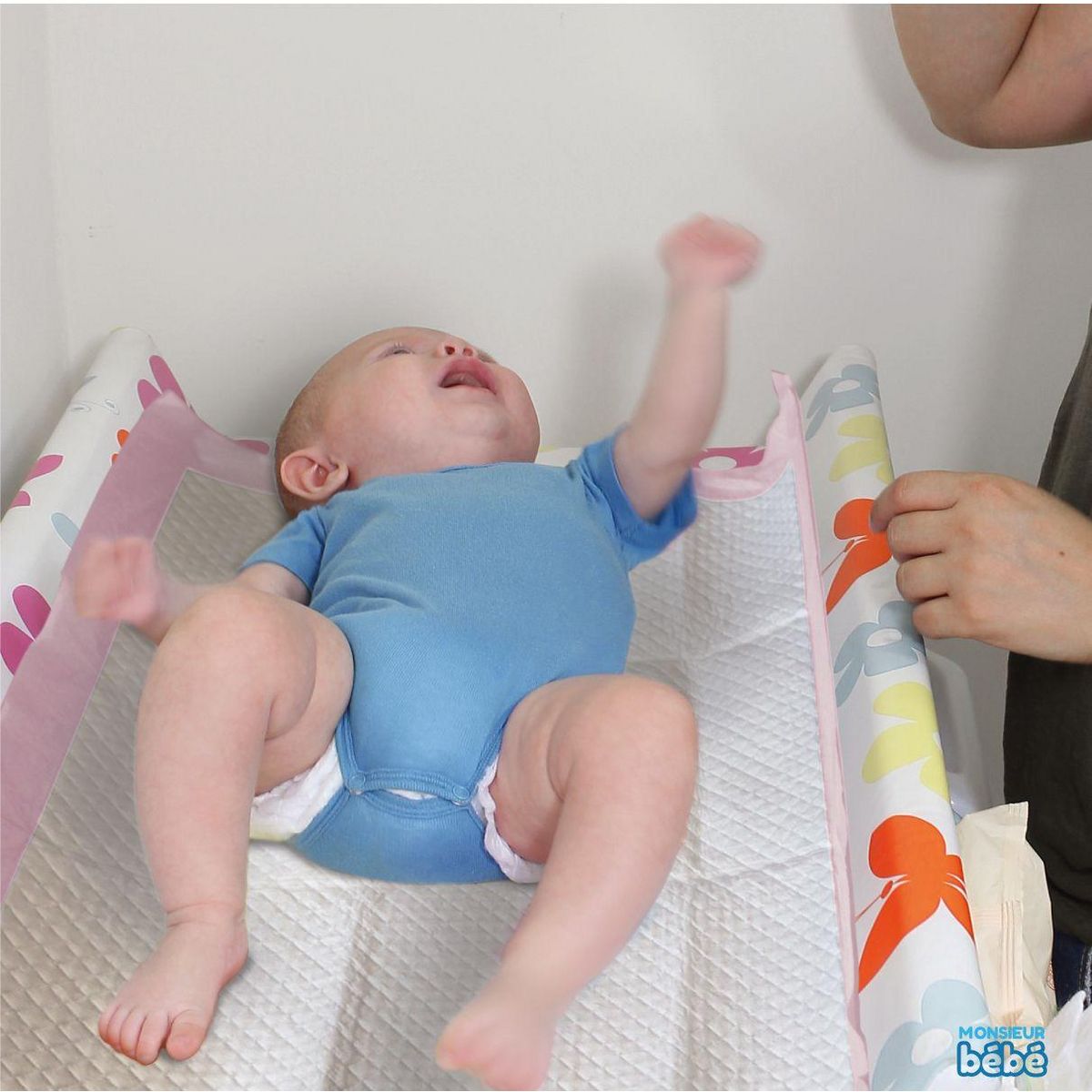 Monsieur Bébé Lot de 50 alèses pour bébé jetables, imperméables - 40 x 60 cm