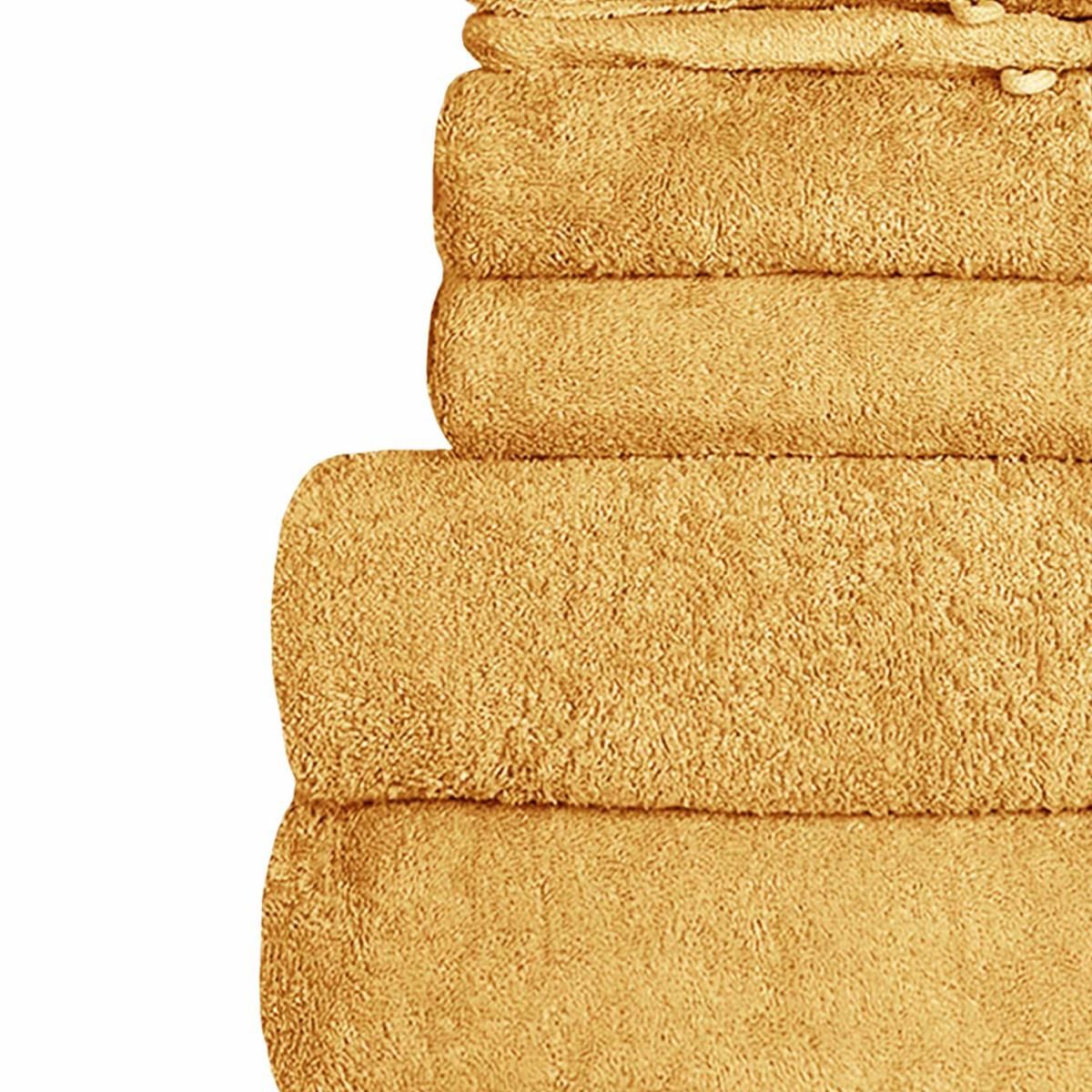 Sensei Maison Ensemble de bain 6 pièces 500 g/m² STUDIO (2 draps de douche +2 serviettes de toilette + 2 gants)