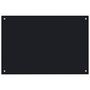Voir la diapositive 2 : VIDAXL Dosseret de cuisine Noir 90x60 cm Verre trempé
