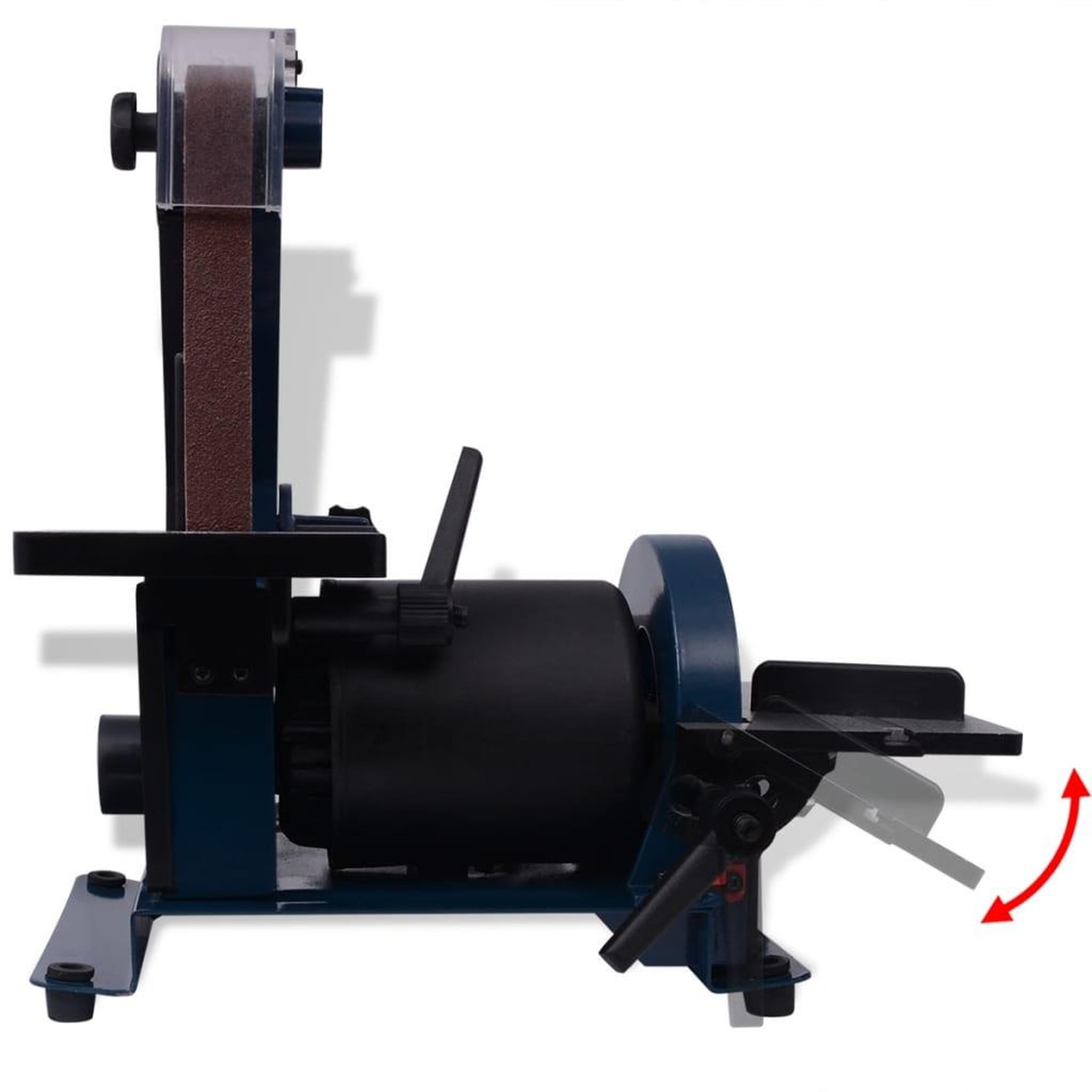 Voir la diapositive 4 : VIDAXL Ponceuse a disque et a bande 300 W