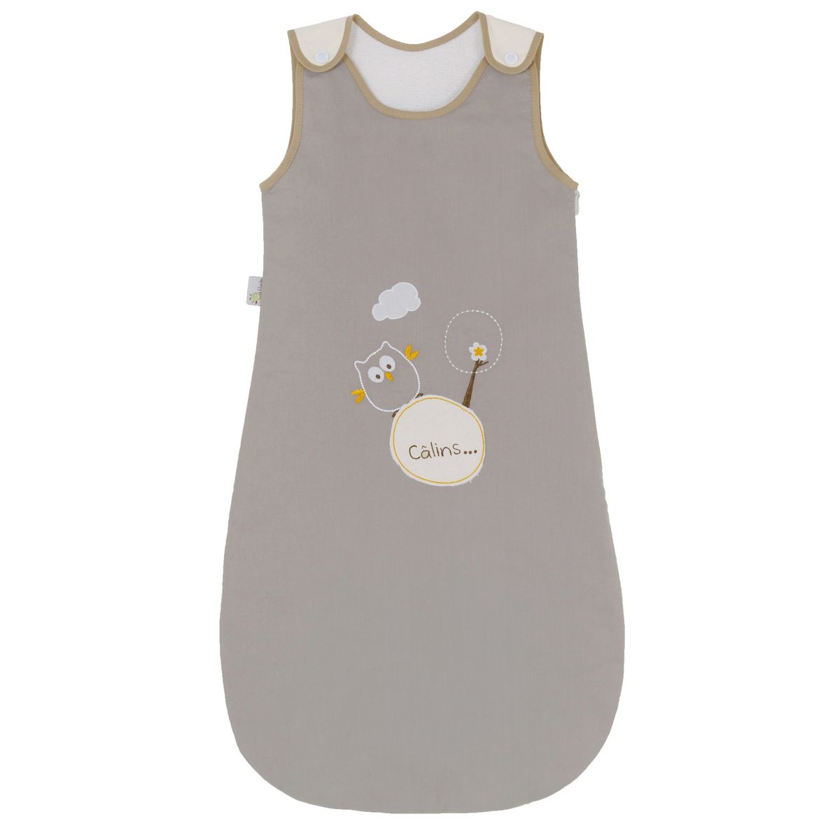 PTIT BASILE Gigoteuse été en coton bio 0-6 mois mois Chouette