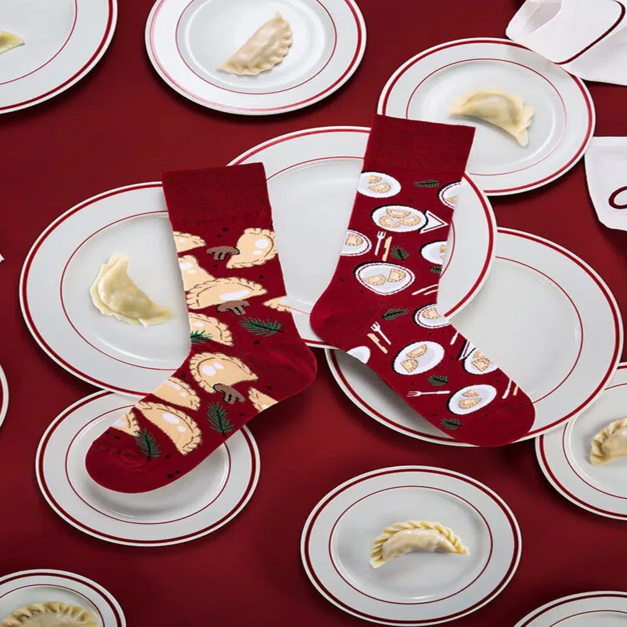 Voir la diapositive 3 : MANY MORNINGS Chaussettes raviolis