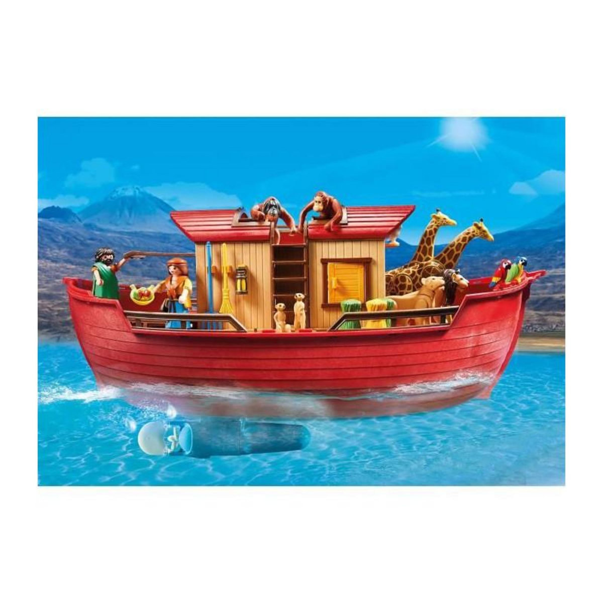 PLAYMOBIL PLAYMOBIL 9373 - Arche de Noé avec animaux