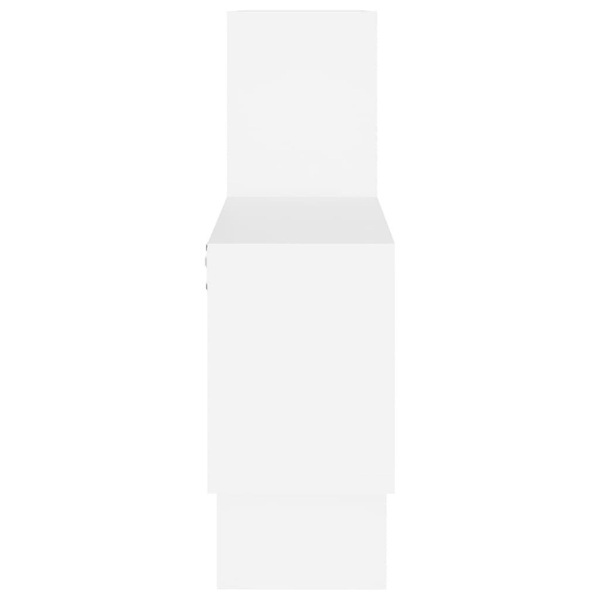 Voir la diapositive 4 : VIDAXL Etagere murale forme d'auto Blanc 82x15x51 cm Bois d'ingenierie