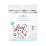 Paris Prix Cahier de Coloriage  Féerique  21x21cm Blanc