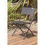 Voir la diapositive 6 : Paris Prix Lot de 6 Chaises de Jardin Pliantes  Boston  82cm Gris Anthracite