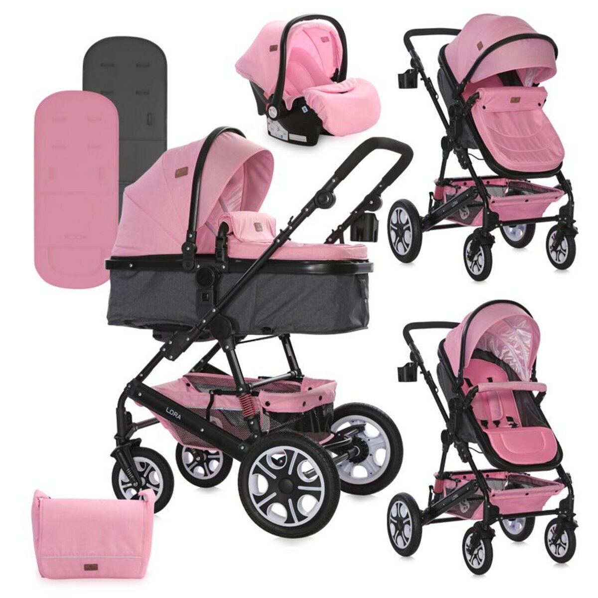 Poussette combinée trio on sale 3 en 1