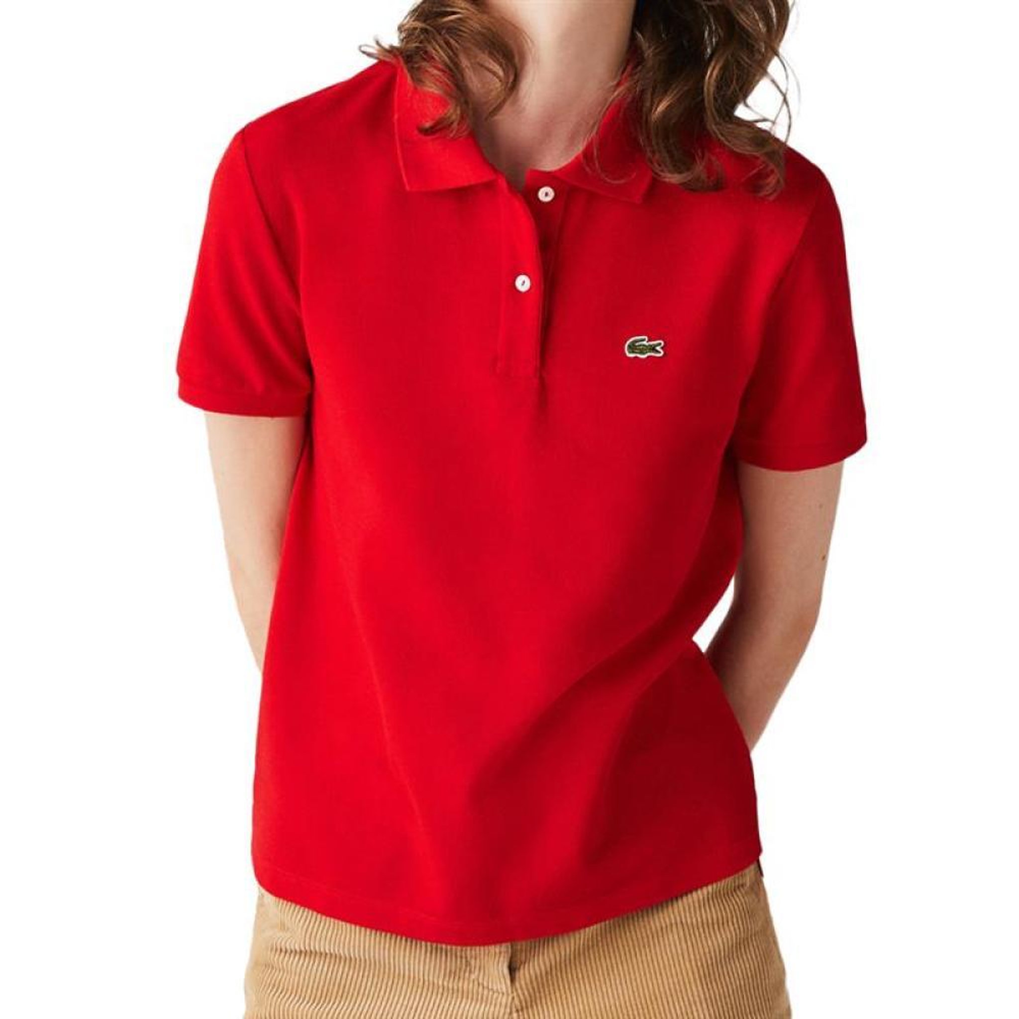 Lacoste Polo Rouge Femme Lacoste Polo PF7839-240. Coloris disponibles : Rouge