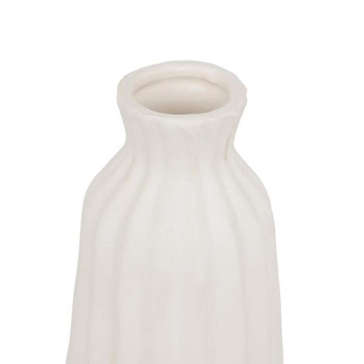 ATMOSPHERA Vase Design en Céramique  Fernan  30cm Blanc