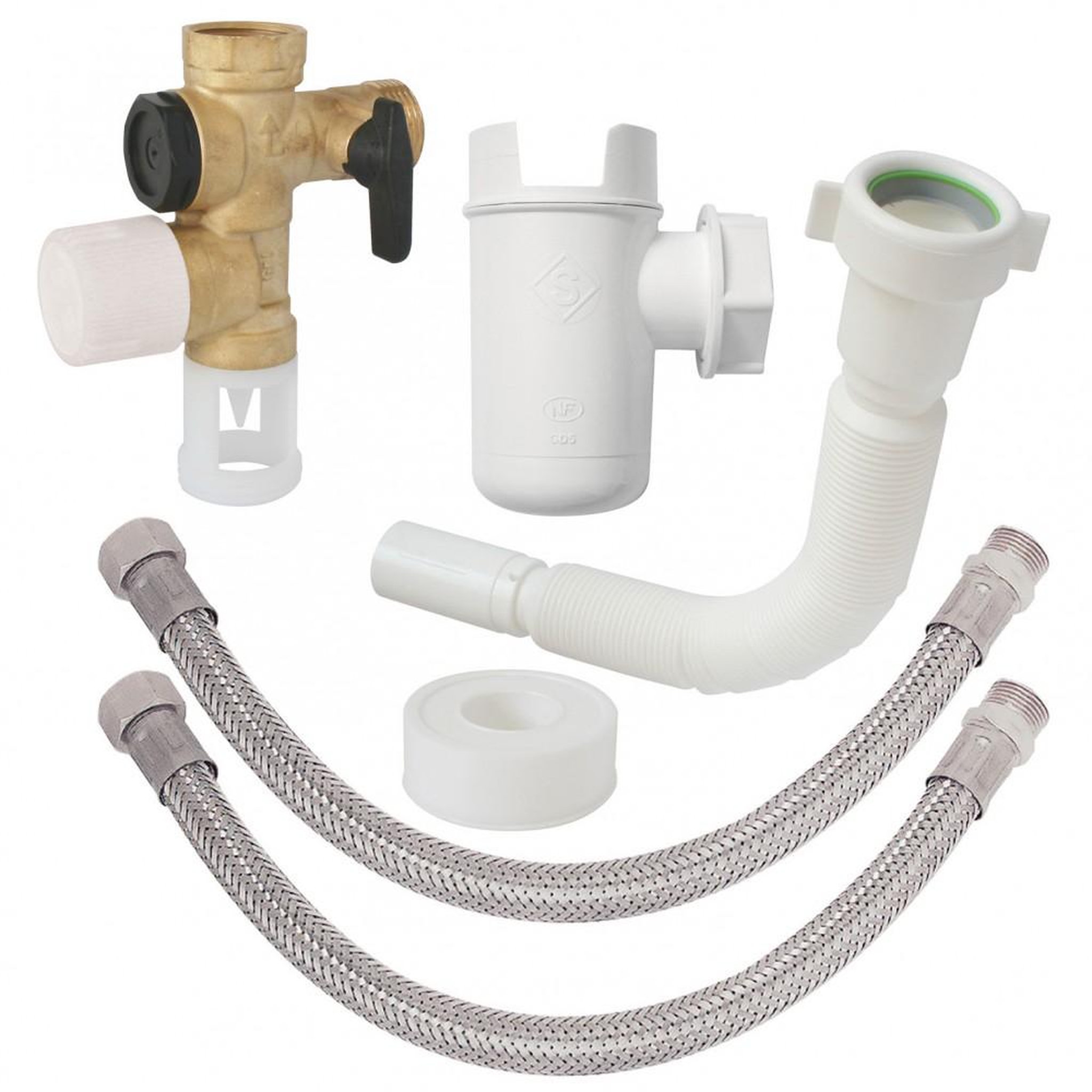 CENTRALE BRICO Kit groupe de sécurité laiton pour chauffe-eau