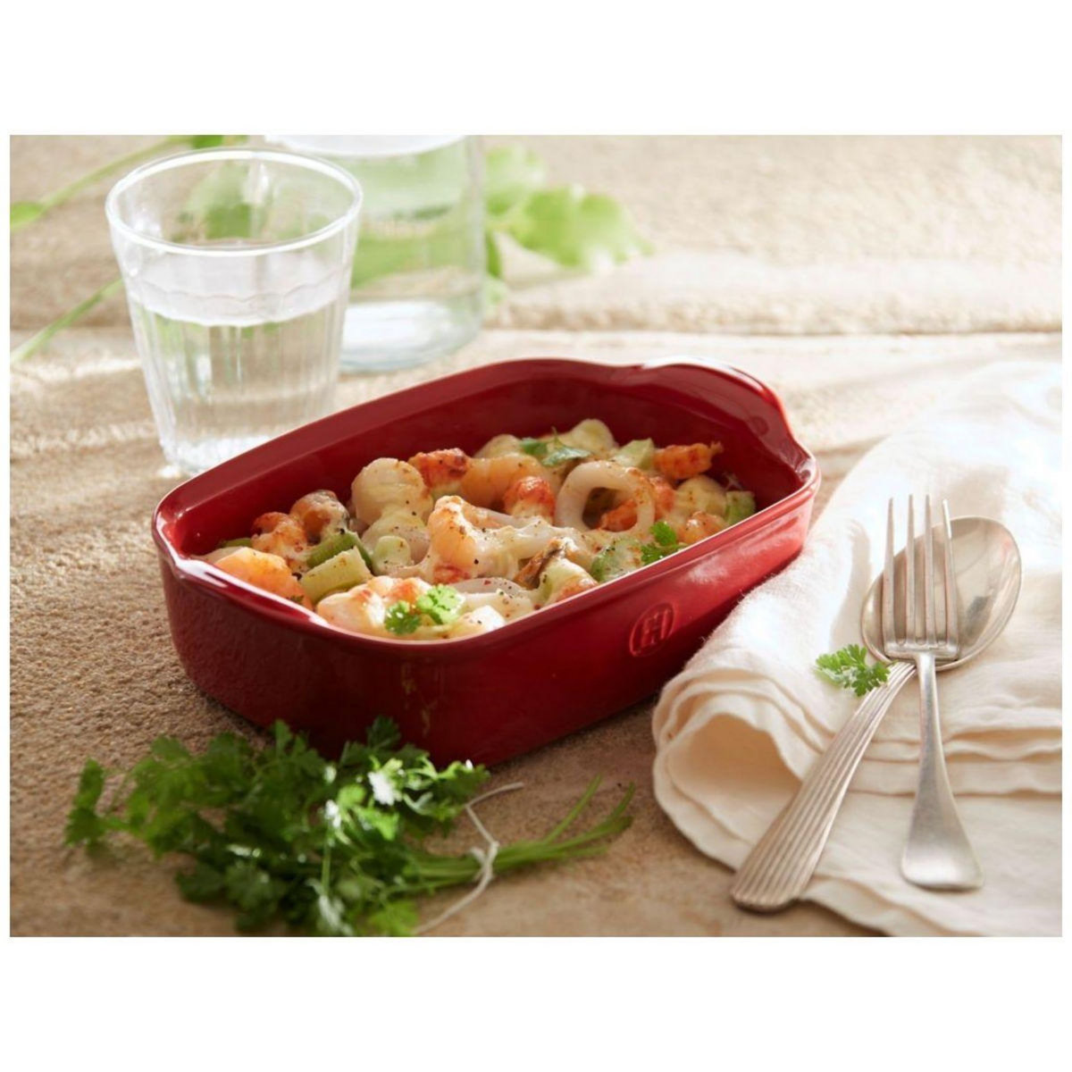 EMILE HENRY Plat au four individuel Ultime Grand Cru 22x14.5cm