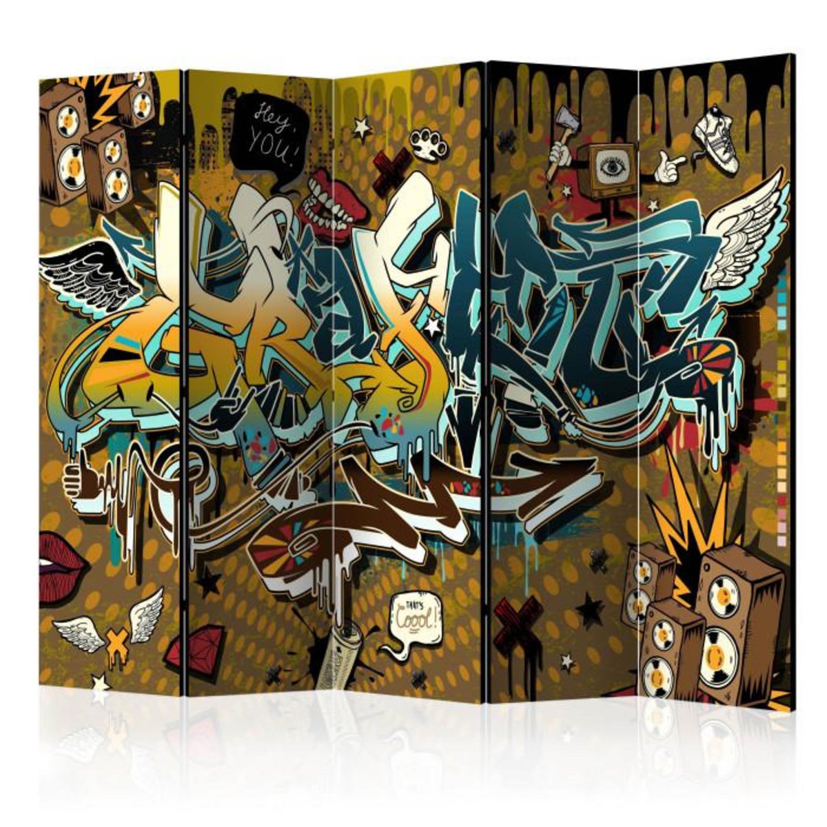 Paris Prix Paravent 5 Volets  That's Cool  172x225cm